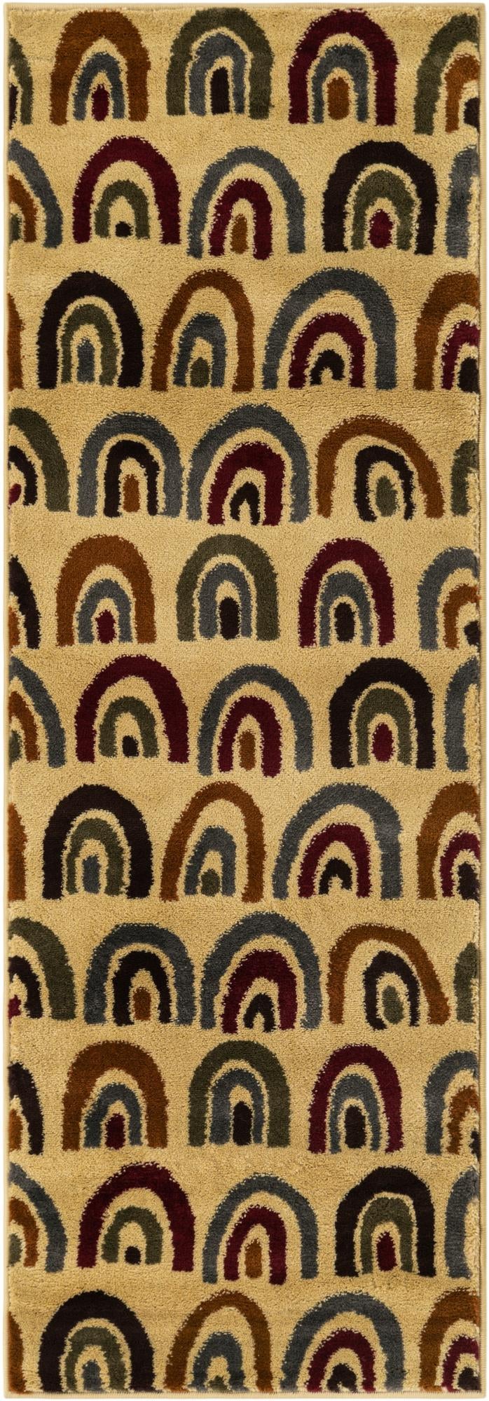 Bistro Lounge Collection Area Rug -  Breve Runner Cream  lifestyle 21