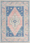 Savannah Series Collection Area Rug -  Augusta (French Blue) Rectangle French Blue  lifestyle 2