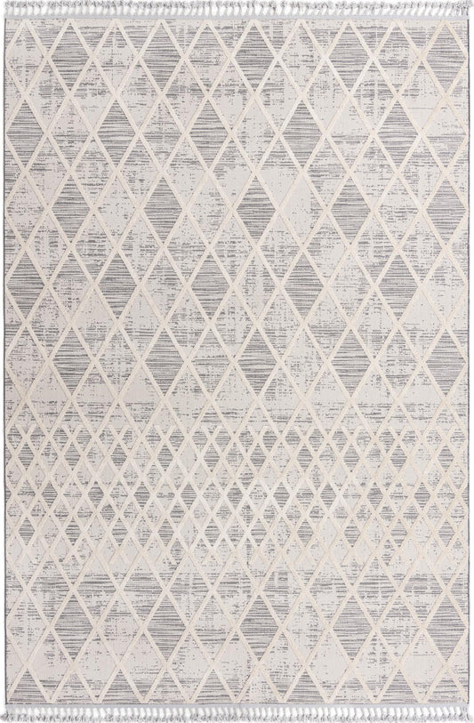 Sierra Sands Collection Area Rug - Dunes Rectangle Gray Main