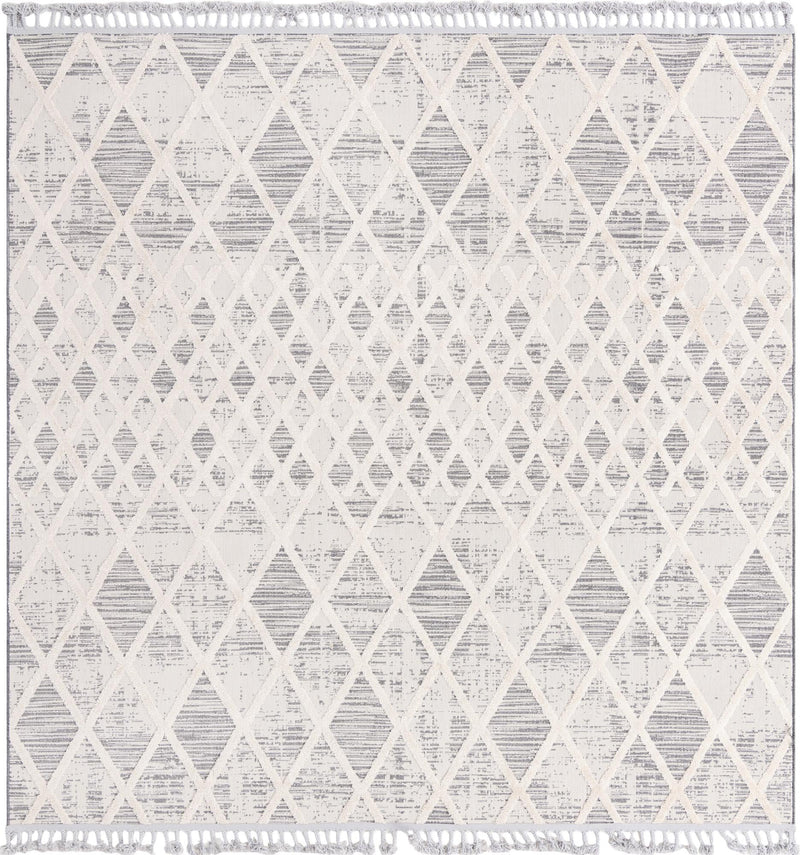 Sierra Sands Collection Area Rug - Dunes Square Gray  lifestyle 12