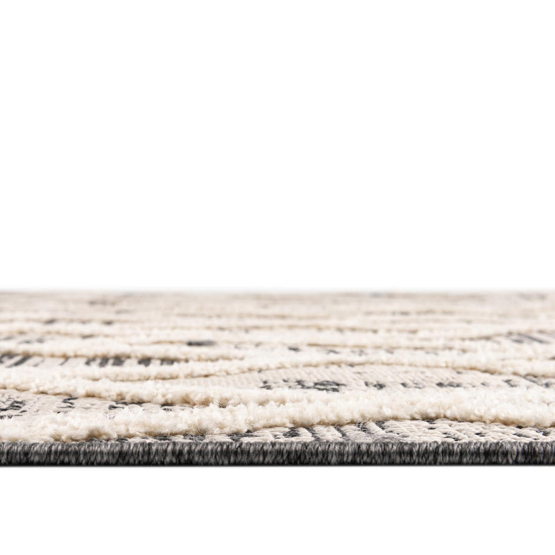 Sierra Sands Collection Area Rug - Dunes Oval Gray  lifestyle 25