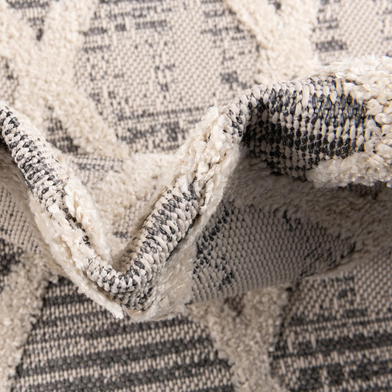 Sierra Sands Collection Area Rug - Dunes Oval Gray  lifestyle 37