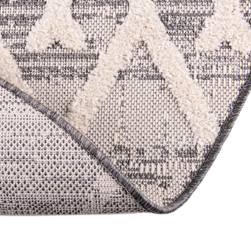 Sierra Sands Collection Area Rug - Dunes Oval Gray  lifestyle 41