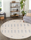 Sierra Sands Collection Area Rug -  Mesa Round Sandy Beige  lifestyle 39