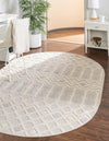 Sierra Sands Collection Area Rug -  Mesa Oval Sandy Beige  lifestyle 40