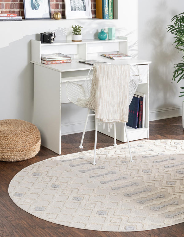 Sierra Sands Collection Area Rug -  Mesa Oval Sandy Beige  lifestyle 49