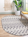 Sierra Sands Collection Area Rug -  Mesa Oval Charcoal  lifestyle 44
