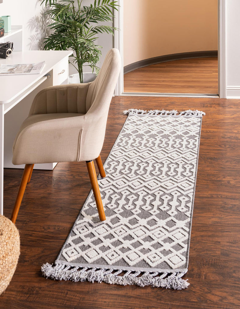 Sierra Sands Collection Area Rug -  Mesa Runner Charcoal  lifestyle 45