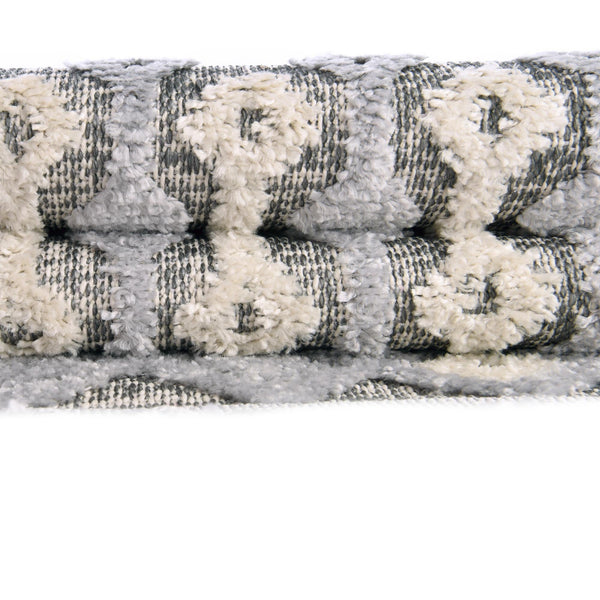 Sierra Sands Collection Area Rug -  Mesa Round Gray  lifestyle 124
