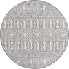 Sierra Sands Collection Area Rug -  Mesa Round Gray  lifestyle 28