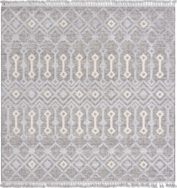 Sierra Sands Collection Area Rug -  Mesa Square Gray  lifestyle 29