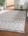 Sierra Sands Collection Area Rug -  Mesa Square Gray  lifestyle 38
