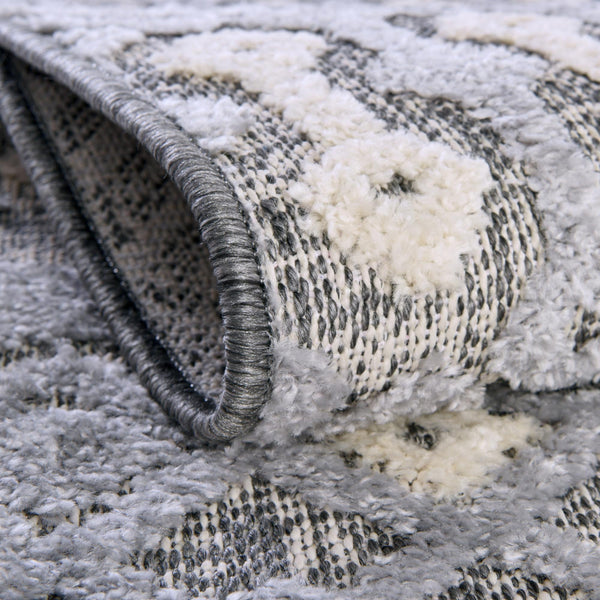 Sierra Sands Collection Area Rug -  Mesa Square Gray  lifestyle 65