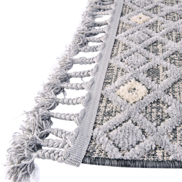 Sierra Sands Collection Area Rug -  Mesa Square Gray  lifestyle 74