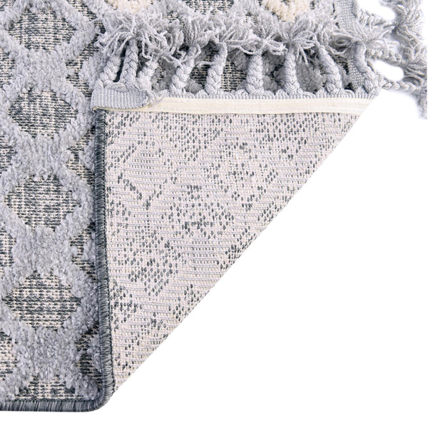 Sierra Sands Collection Area Rug -  Mesa Square Gray  lifestyle 92
