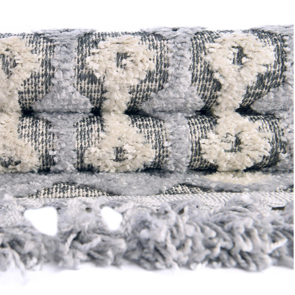 Sierra Sands Collection Area Rug -  Mesa Square Gray  lifestyle 125