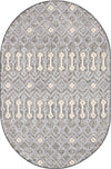 Sierra Sands Collection Area Rug -  Mesa Oval Gray  lifestyle 37