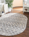 Sierra Sands Collection Area Rug -  Mesa Oval Gray  lifestyle 55
