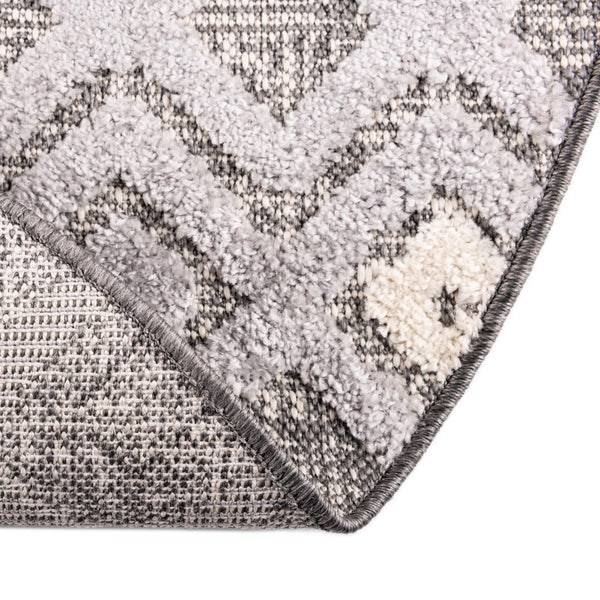 Sierra Sands Collection Area Rug -  Mesa Oval Gray  lifestyle 100