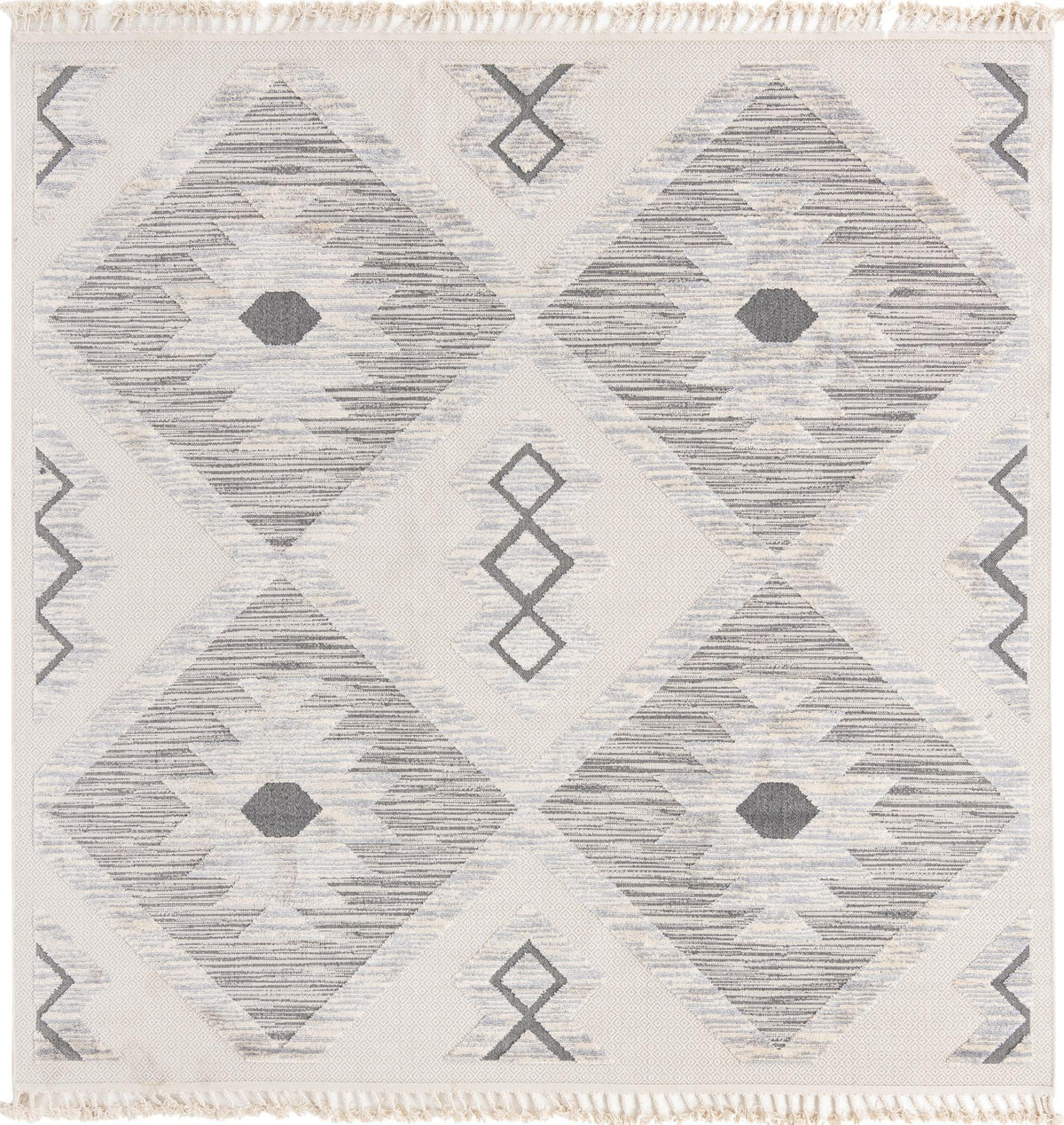 Sierra Sands Collection Area Rug -  Sedona Square Sandy Beige  lifestyle 11