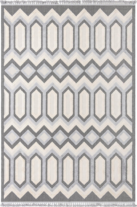 Sierra Sands Collection Area Rug -  Mojave Rectangle Charcoal Main