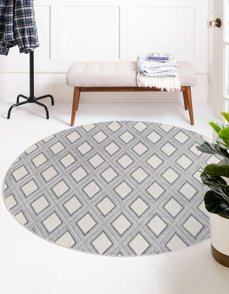 Sierra Sands Collection Area Rug -  Sonora Round Sandy Beige  lifestyle 33