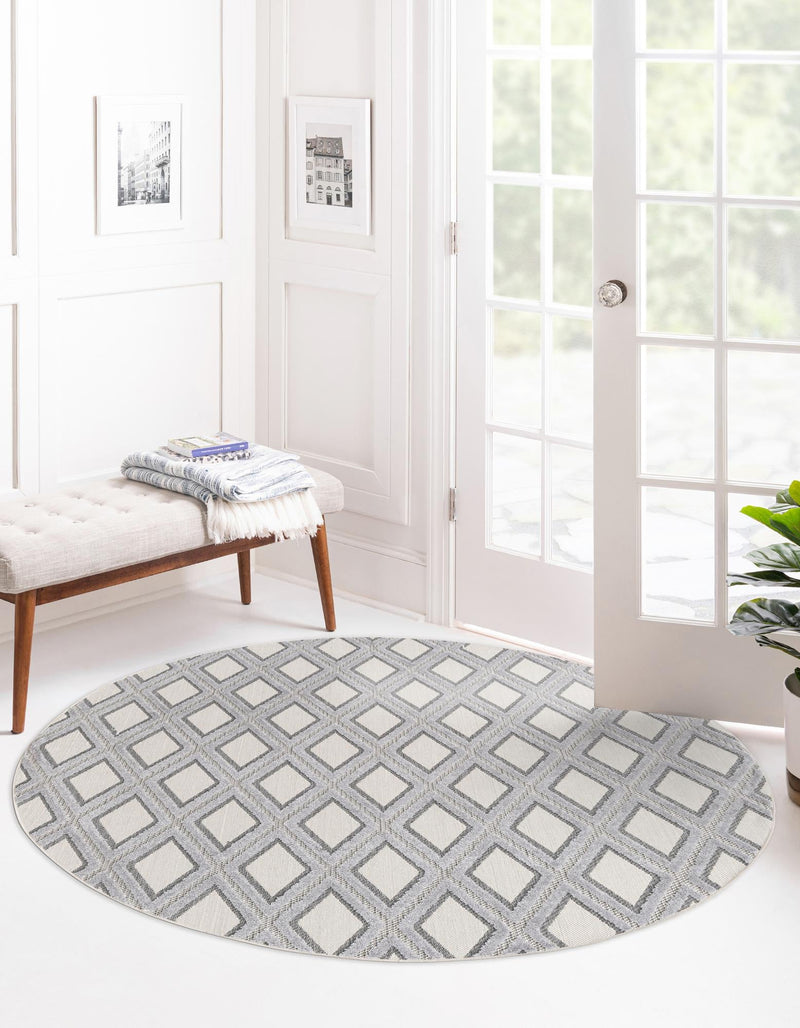 Sierra Sands Collection Area Rug -  Sonora Round Sandy Beige  lifestyle 40