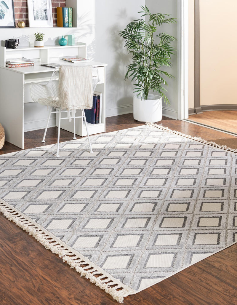 Sierra Sands Collection Area Rug -  Sonora Square Sandy Beige  lifestyle 41