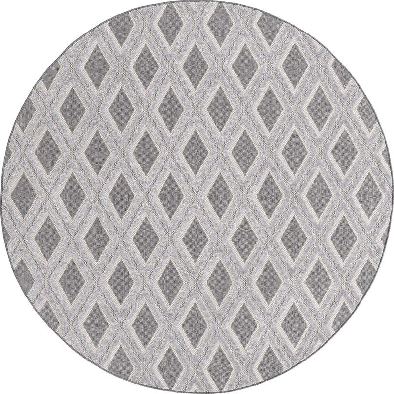Sierra Sands Collection Area Rug -  Sonora Round Charcoal  lifestyle 23