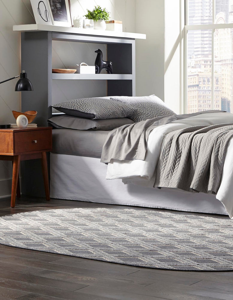 Sierra Sands Collection Area Rug -  Sonora Oval Charcoal  lifestyle 39