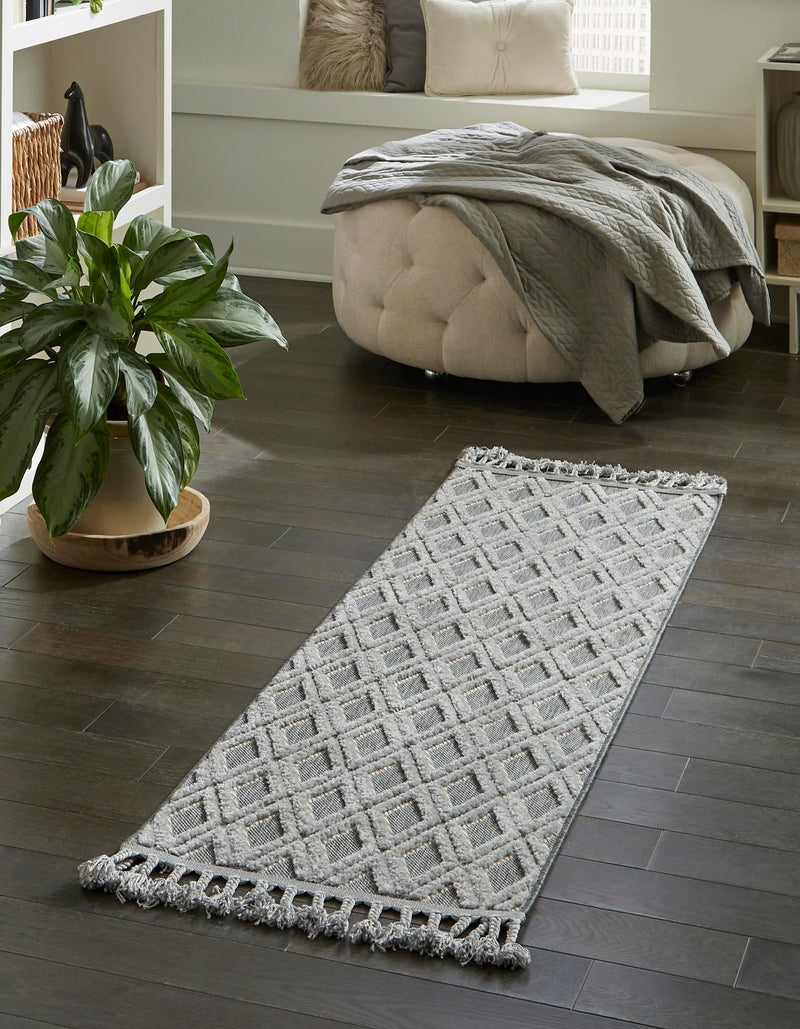 Sierra Sands Collection Area Rug -  Sonora Runner Charcoal  lifestyle 38