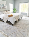 Sierra Sands Collection Area Rug -  Negev Rectangle Sandy Beige  lifestyle 4
