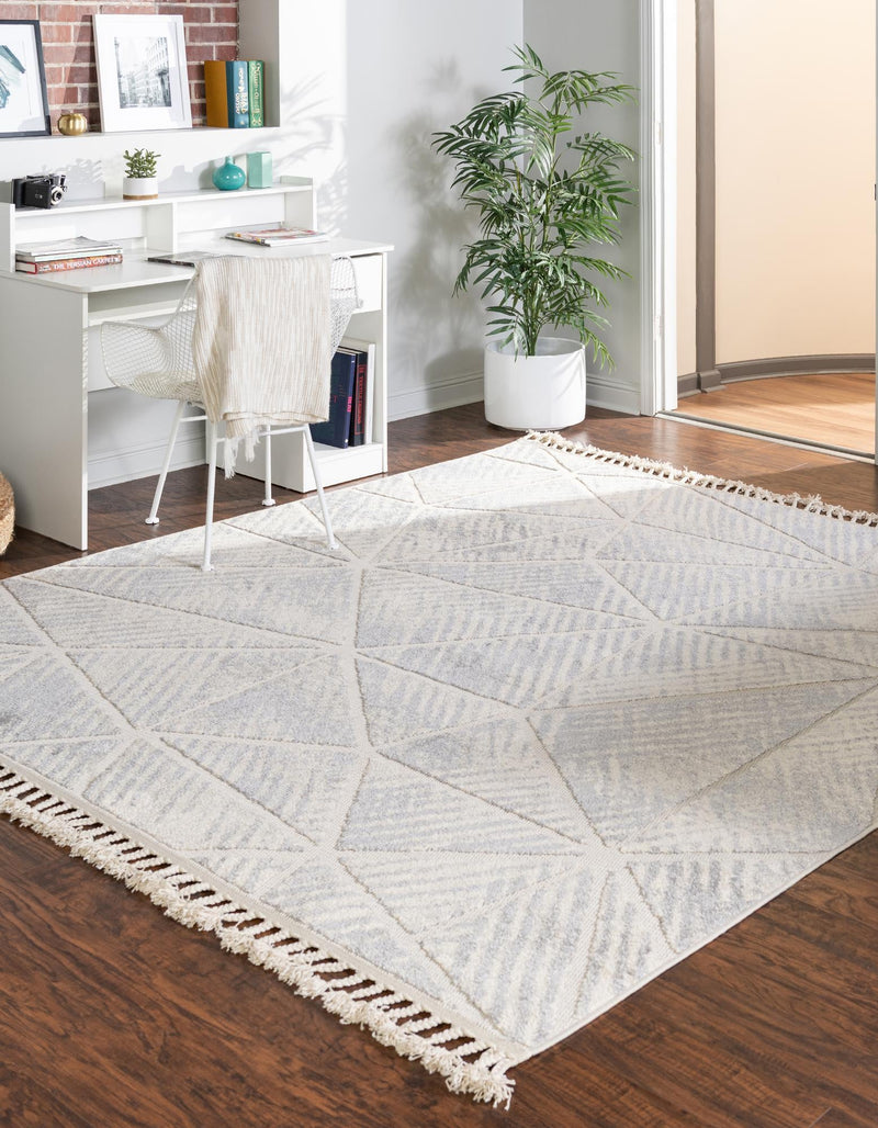Sierra Sands Collection Area Rug -  Negev Square Sandy Beige  lifestyle 26