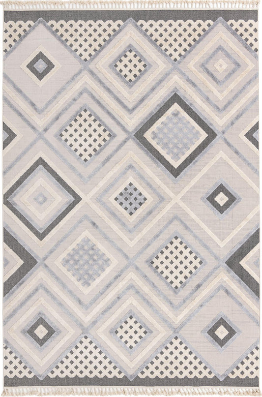 Sierra Sands Collection Area Rug -  Kalahari Rectangle Sandy Beige Main