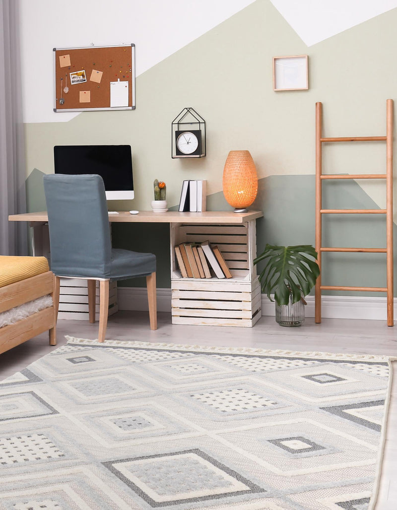 Sierra Sands Collection Area Rug -  Kalahari Rectangle Sandy Beige  lifestyle 4