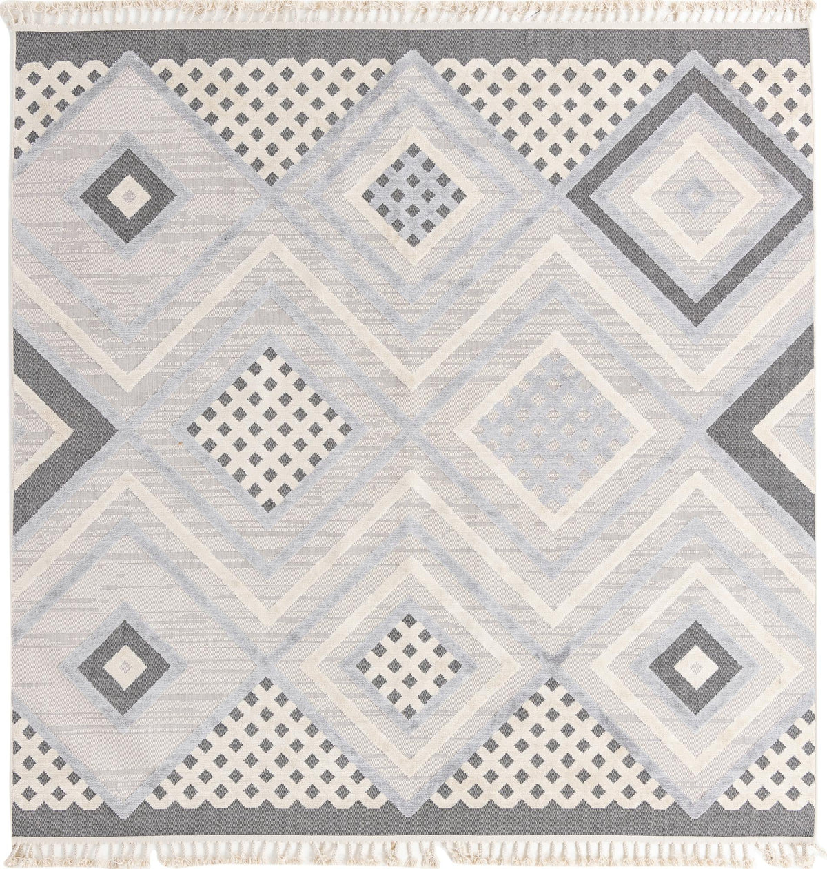 Sierra Sands Collection Area Rug -  Kalahari Square Sandy Beige  lifestyle 16