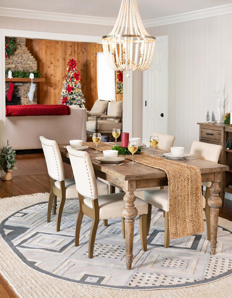 Sierra Sands Collection Area Rug -  Kalahari Oval Sandy Beige  lifestyle 27