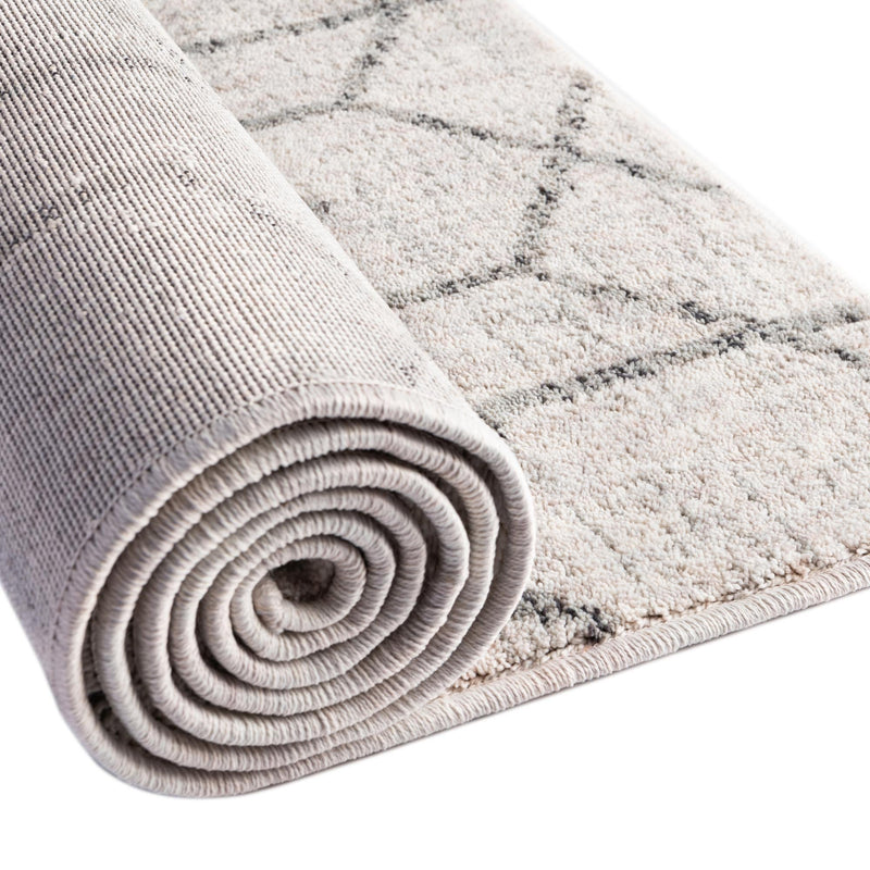 Geo Garden Lattice Collection Area Rug - Savannah Rectangle Ivory  lifestyle 72