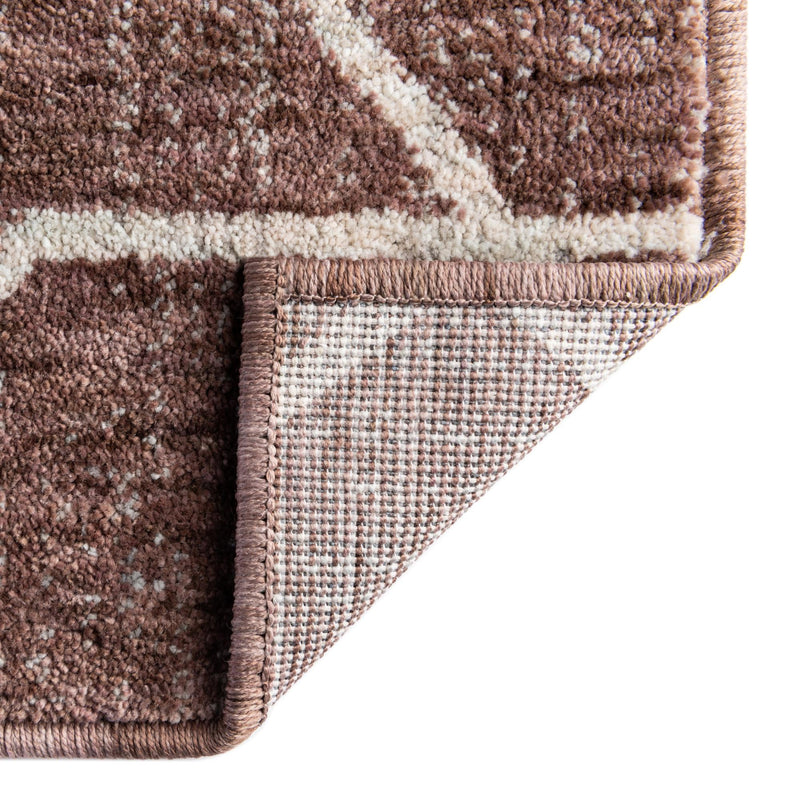 Geo Garden Lattice Collection Area Rug - Savannah Rectangle Dusty Rose  lifestyle 16