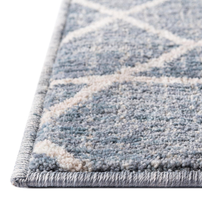 Geo Garden Lattice Collection Area Rug - Savannah Rectangle Harbor Blue  lifestyle 54
