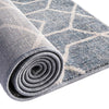 Geo Garden Lattice Collection Area Rug - Savannah Rectangle Harbor Blue  lifestyle 74