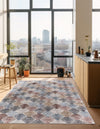 Geo Garden Lattice Collection Area Rug -  Casablanca Rectangle Multi  lifestyle 16