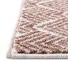 Geo Garden Lattice Collection Area Rug -  Casablanca Rectangle Dusty Rose  lifestyle 27