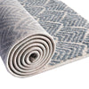 Geo Garden Lattice Collection Area Rug -  Casablanca Rectangle Harbor Blue  lifestyle 67