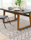 Geo Garden Lattice Collection Area Rug -  Andalusia Rectangle Ivory  lifestyle 51