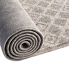 Geo Garden Lattice Collection Area Rug -  Andalusia Round Gray  lifestyle 172