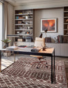 Geo Garden Lattice Collection Area Rug -  Andalusia Rectangle Dusty Rose  lifestyle 8