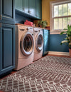 Geo Garden Lattice Collection Area Rug -  Andalusia Rectangle Dusty Rose  lifestyle 14