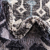 Geo Garden Lattice Collection Area Rug -  Andalusia Rectangle Charcoal Gray  lifestyle 29