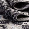 Geo Garden Lattice Collection Area Rug -  Andalusia Rectangle Charcoal Gray  lifestyle 39
